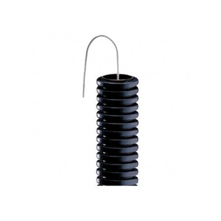 Tub flexibil Courbi Combo spiral cu fir din PVC negru de 20 mm 31-21061-020