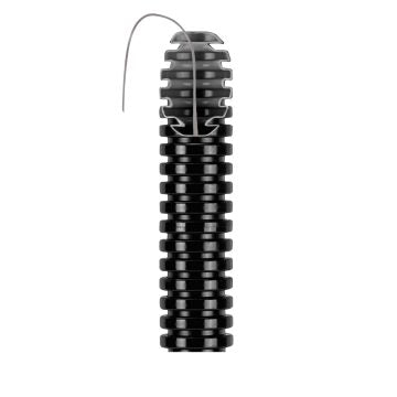 Tub flexibil cu fir Gewiss DX15120R de 20 mm negru în colac de 100 m