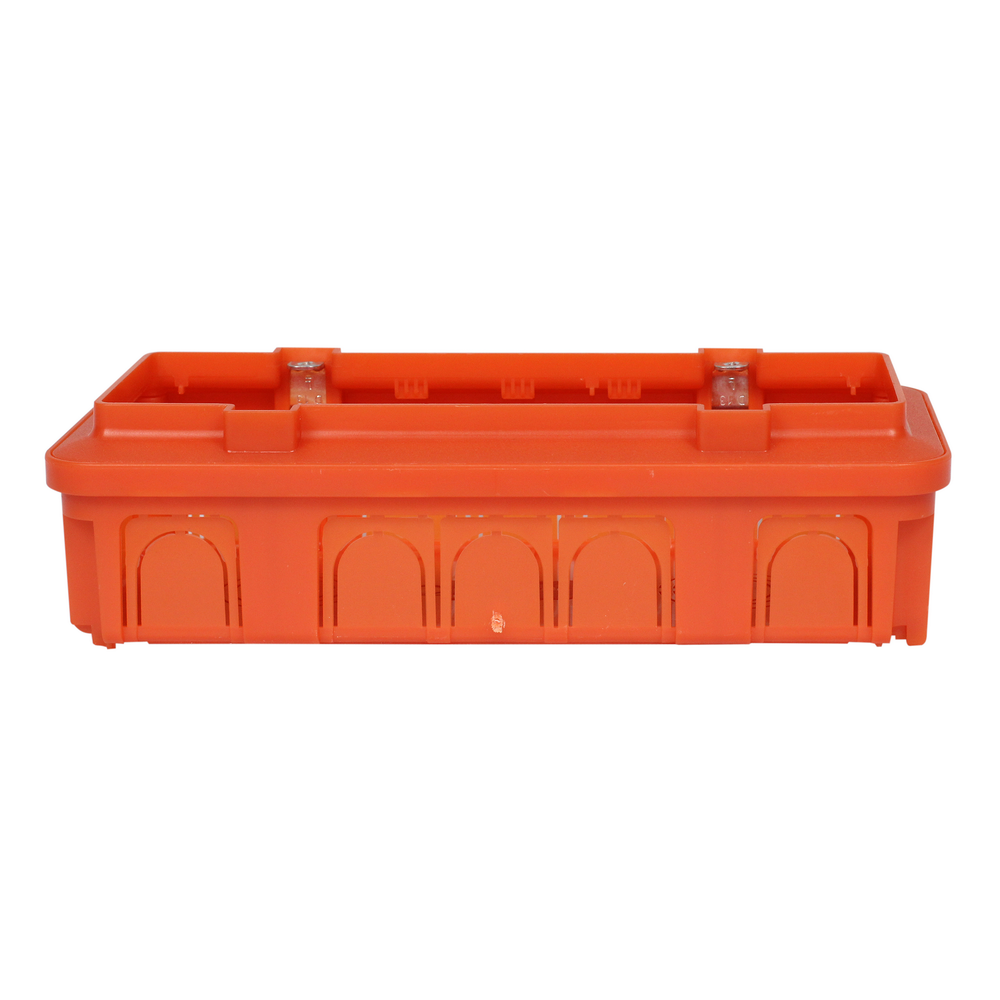 Doză aparat Gewiss GW24406 cu montaj încastrat de 6 module și dimensiuni 194×90×50,5 mm