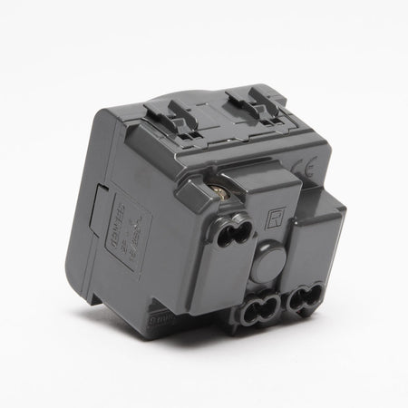 Priză Schuko 2M 16A pentru montaj îngropat standard italian, finisaj Chorus - Gewiss
