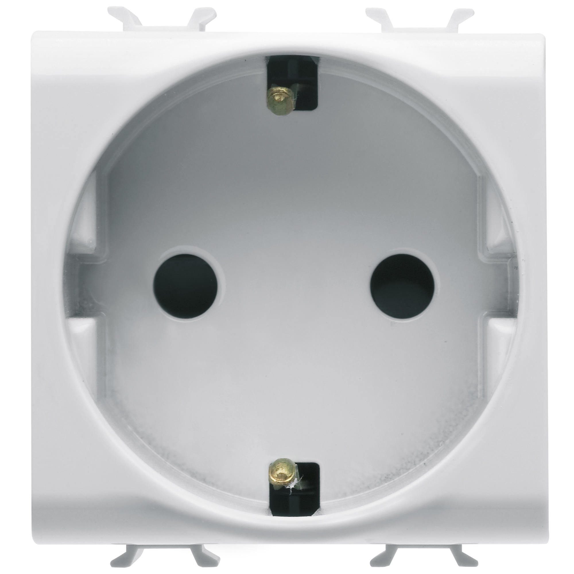 Priză Schuko 2M 16A pentru montaj îngropat standard italian, finisaj Chorus - Gewiss
