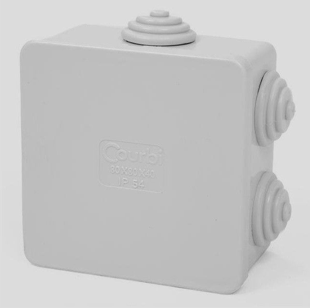 Doza Etansa Patrata Cb, 80x80mm Alb(32-21022-808)