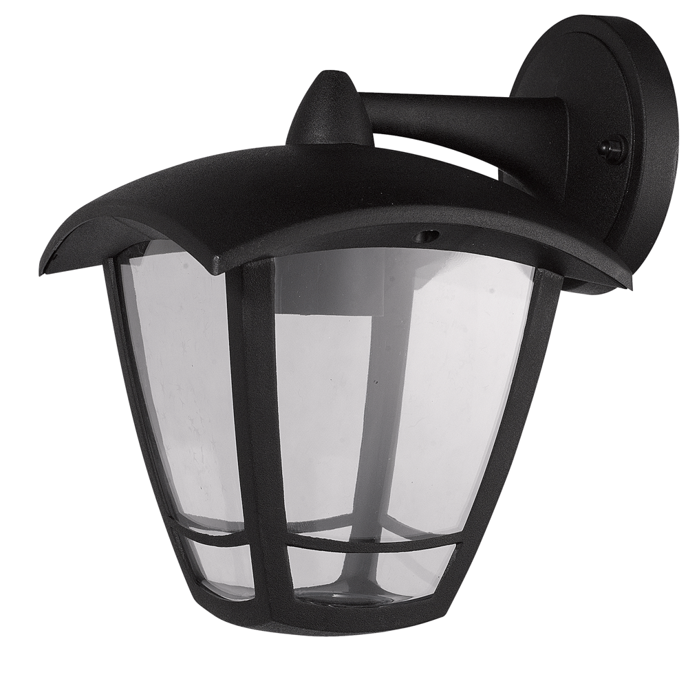 Lampă de grădină Erste Mephisto neagră cu soclu E27 și protecție IP44