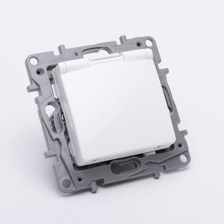 Priză Schuko cu capac 16 A 230 V alb Salbei Legrand