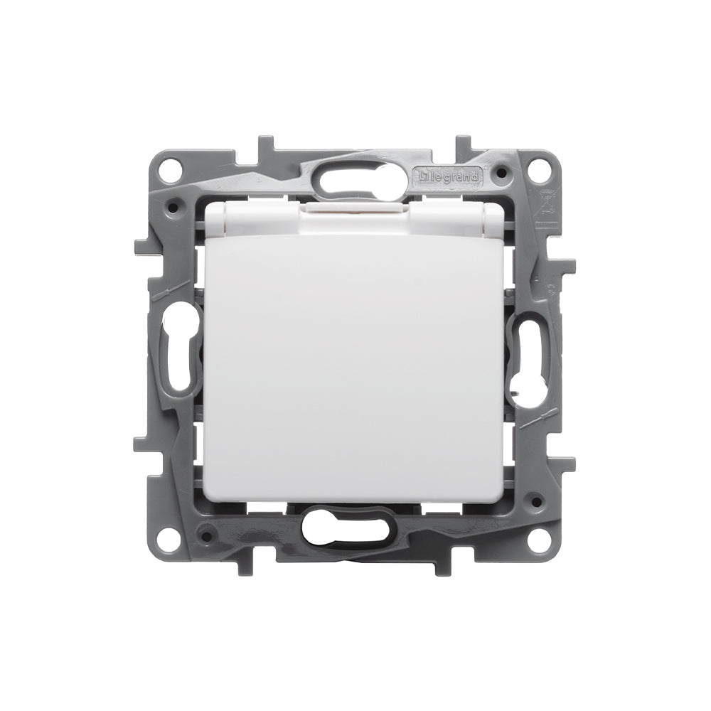 Priză Schuko cu capac 16 A 230 V alb Salbei Legrand