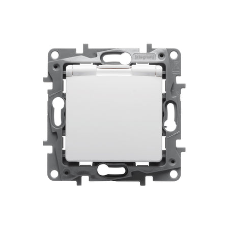 Priză Schuko cu capac 16 A 230 V alb Salbei Legrand