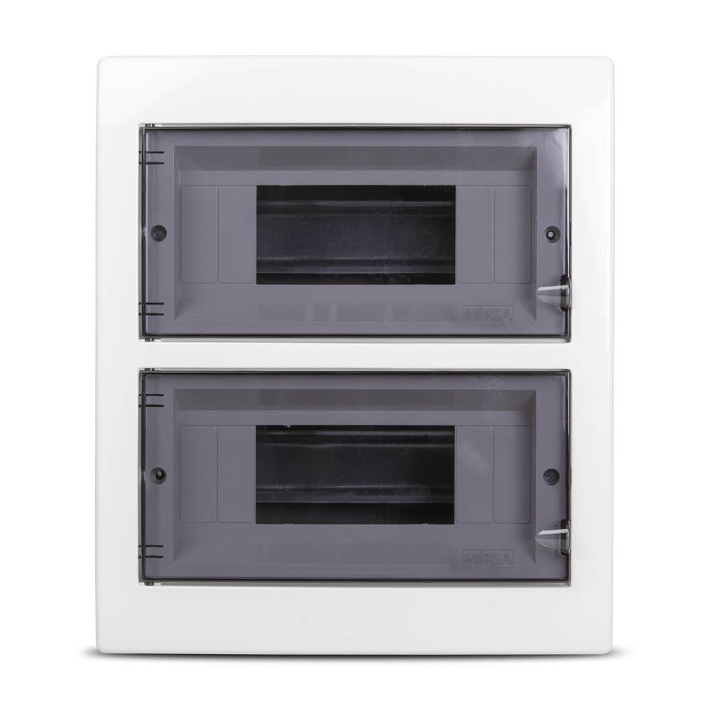 Tablou de siguranțe Mirsa Elektrik San cu 16 module IP40 pentru montaj încastrat