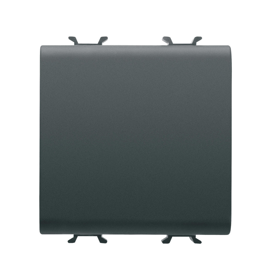 Întrerupător cu revenire 2M 10A pentru montaj îngropat, negru, Chorus GW12171