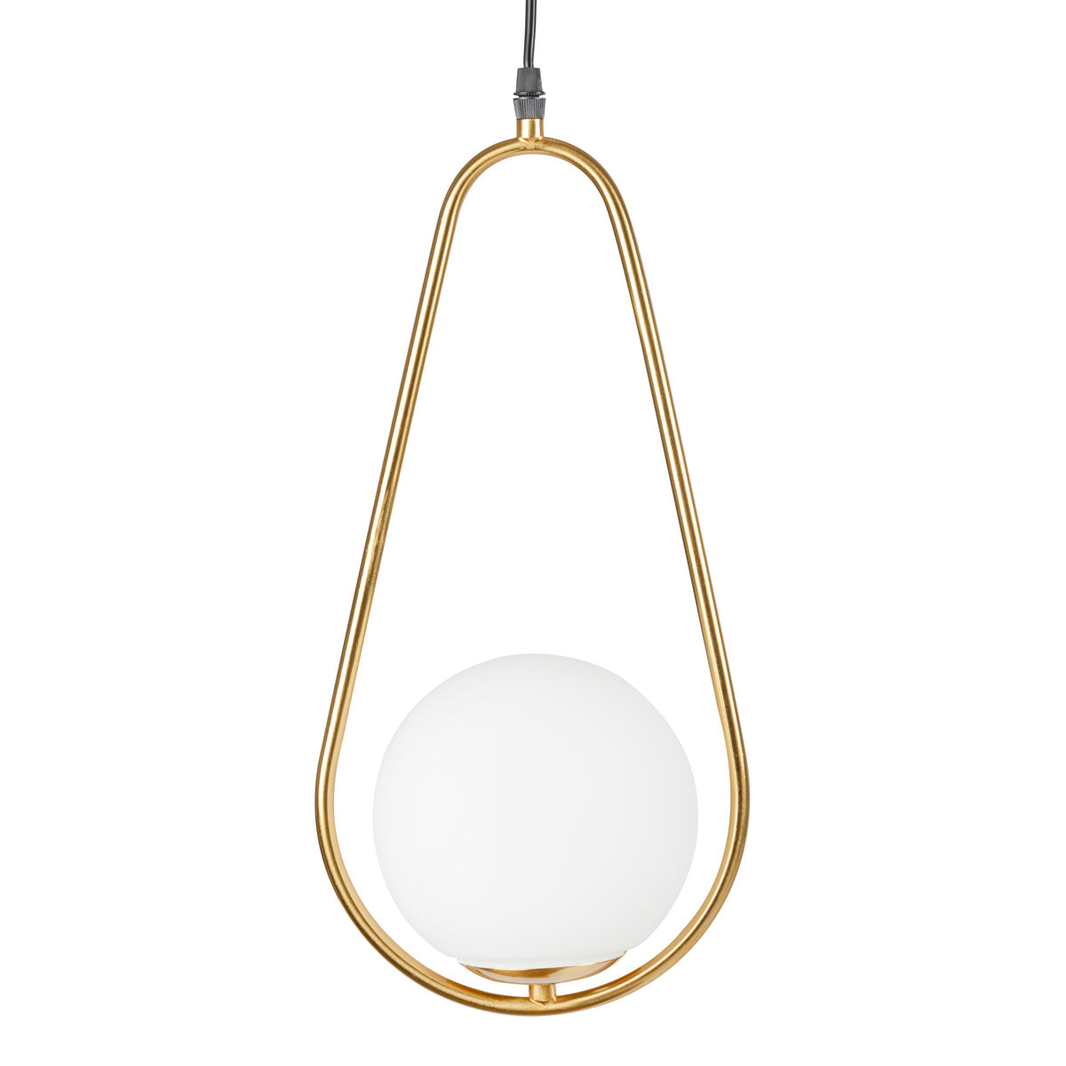 Lampă suspendată Nuli Erste cu 1 x E14, 40 W și cablu de 1,5 m, aurie