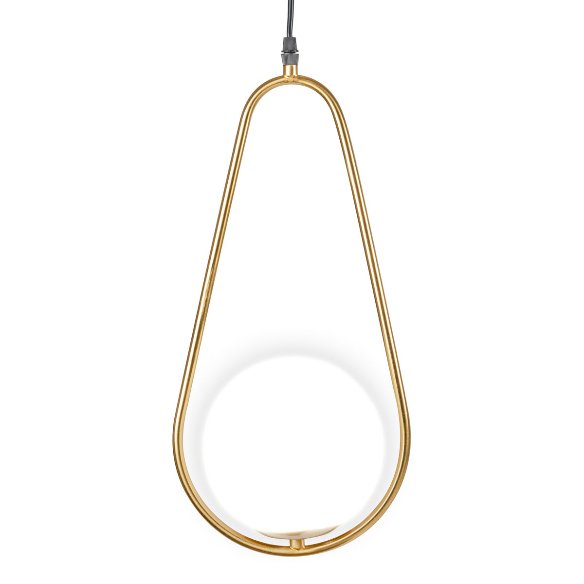 Lampă suspendată Nuli Erste cu 1 x E14, 40 W și cablu de 1,5 m, aurie