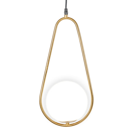 Lampă suspendată Nuli Erste cu 1 x E14, 40 W și cablu de 1,5 m, aurie