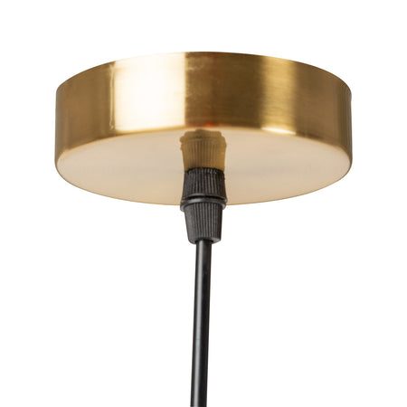 Lampă suspendată Nuli Erste cu 1 x E14, 40 W și cablu de 1,5 m, aurie