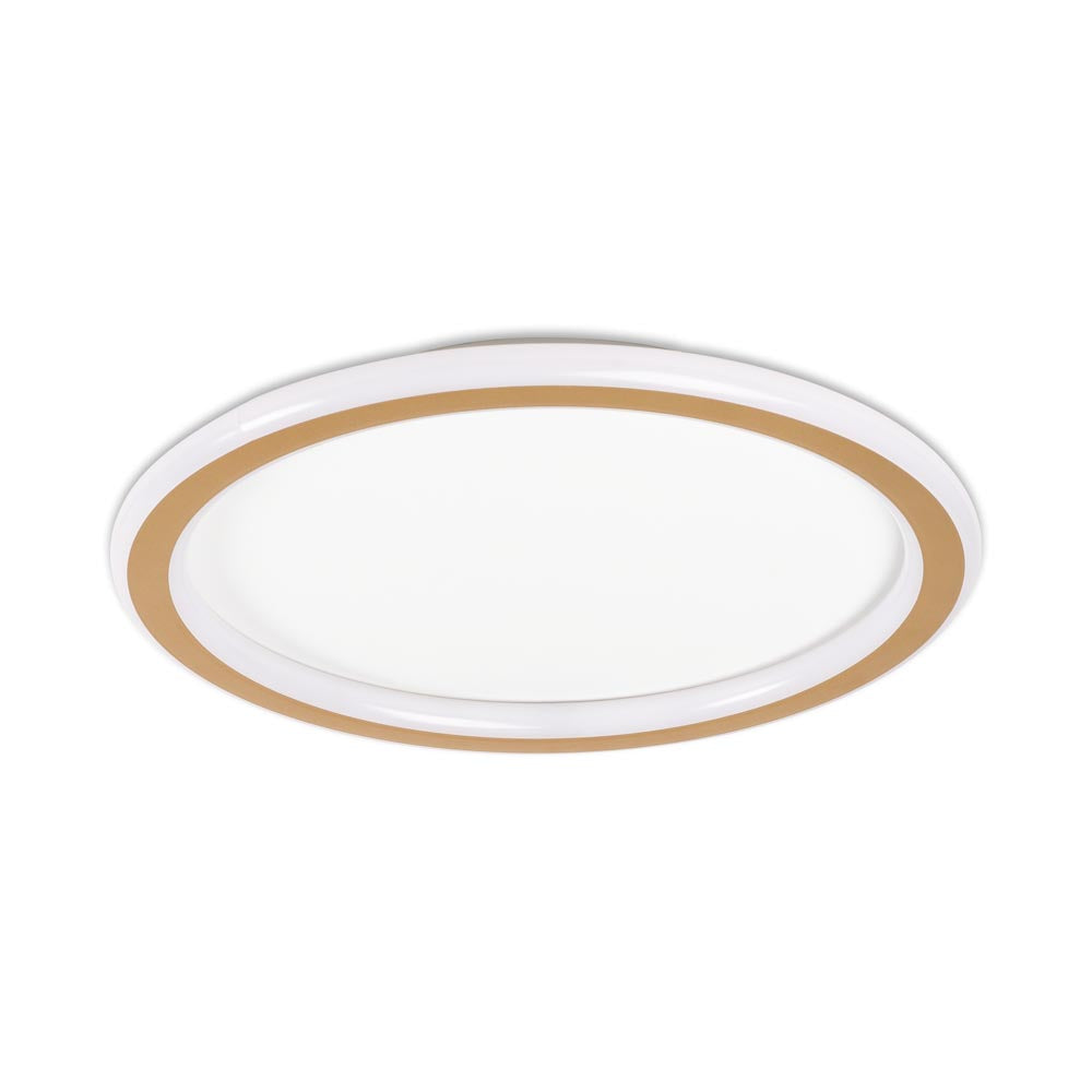 Plafonieră Erste Gold de 30 W cu diametru de 30 cm și lumină 3000-6500 K