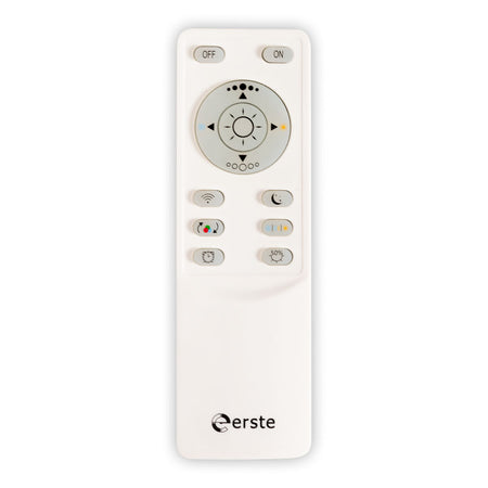 Plafonieră LED Erste Tire albă de 55 W cu 3CCT și telecomandă