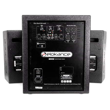 Sistem activ 1 subwoofer 270 W + 4 sateliți 12 inch 80 W ELO600IMK2