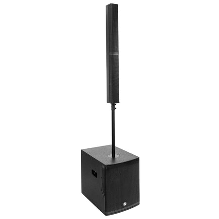 Sistem subwoofer 12"/30 cm, coloană 2 × 3", 800 W RMS, BT, TWS, Elokance ELOESLIM212
