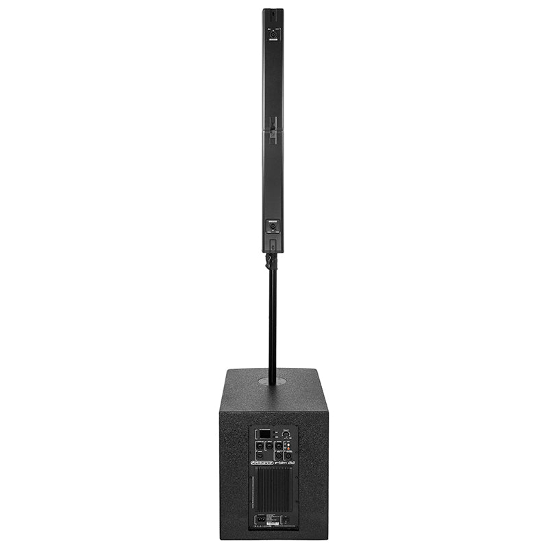Sistem subwoofer 12"/30 cm, coloană 2 × 3", 800 W RMS, BT, TWS, Elokance ELOESLIM212