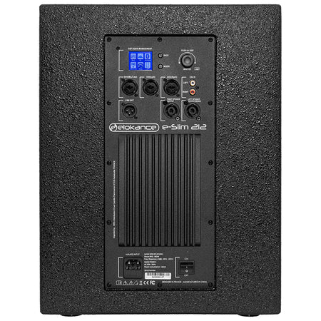 Sistem subwoofer 12"/30 cm, coloană 2 × 3", 800 W RMS, BT, TWS, Elokance ELOESLIM212