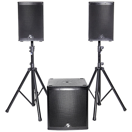 Kit subwoofer 15" + 2 sateliți 10" 800 W RMS Bluetooth DSP Elokance ELO 800 MK2