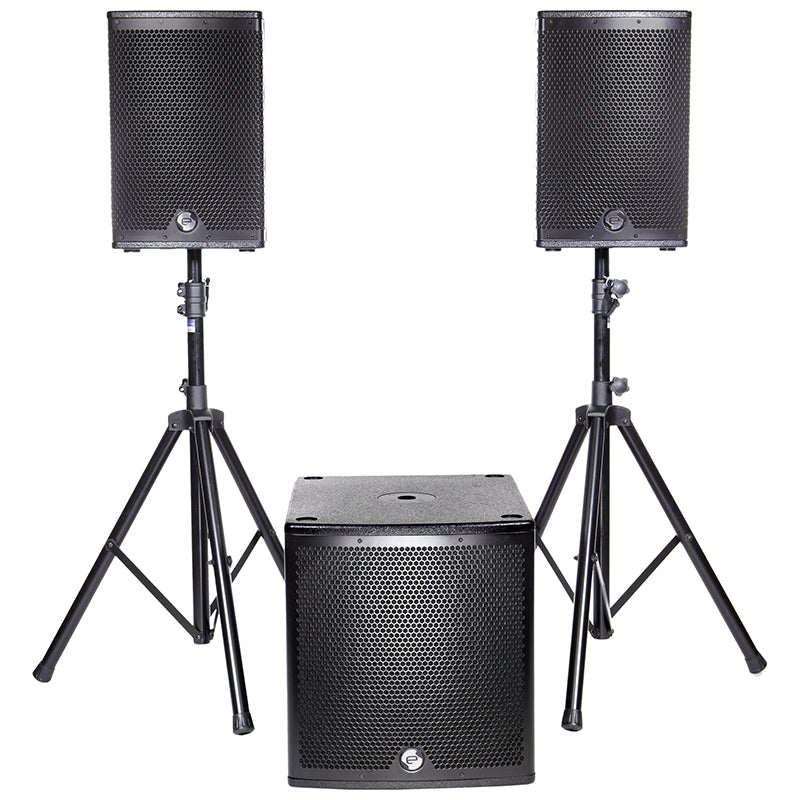 Kit subwoofer 15" + 2 sateliți 10" 800 W RMS Bluetooth DSP Elokance ELO 800 MK2