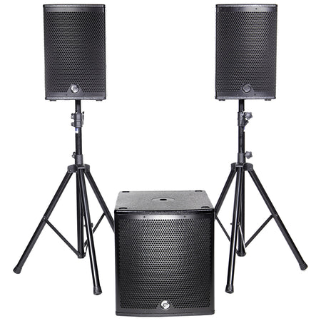 Kit subwoofer 15" + 2 sateliți 10" 800 W RMS Bluetooth DSP Elokance ELO 800 MK2