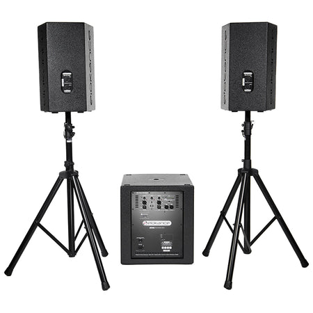 Kit subwoofer 15" + 2 sateliți 10" 800 W RMS Bluetooth DSP Elokance ELO 800 MK2