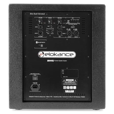 Kit subwoofer 15" + 2 sateliți 10" 800 W RMS Bluetooth DSP Elokance ELO 800 MK2
