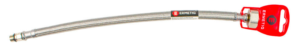Racord flexibil mono ranforsat cu inox de 30 cm cu filet interior-exterior 1/2 × 1/4