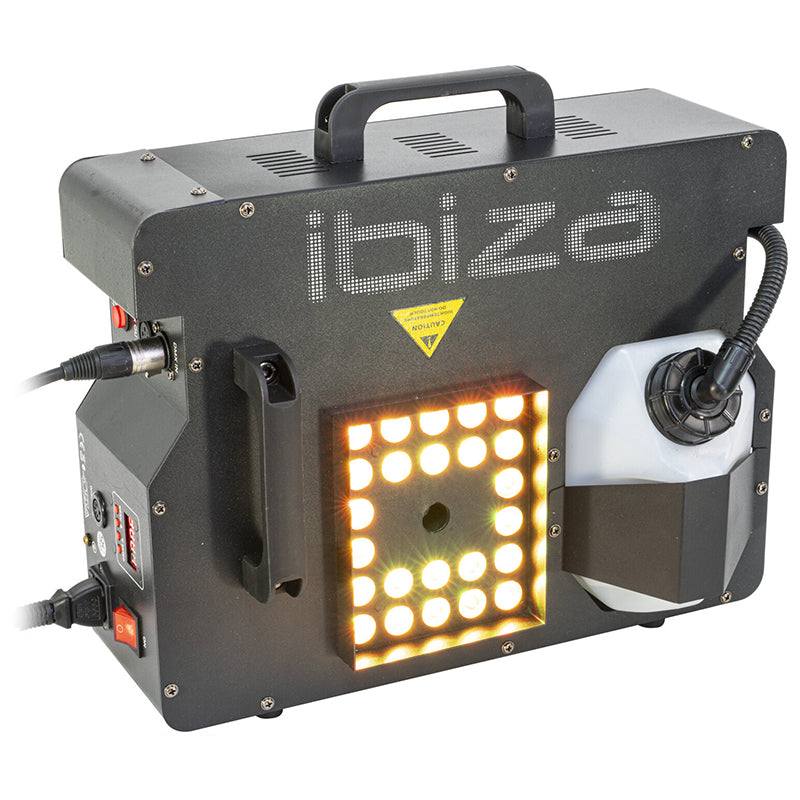 Mașină profesională de fum, 1500 W, LED RGB, telecomandă, Ibiza Light ERUPTION-1500