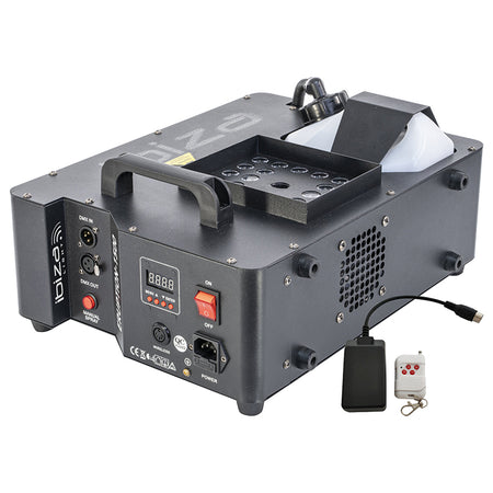 Mașină profesională de fum, 1500 W, LED RGB, telecomandă, Ibiza Light ERUPTION-1500
