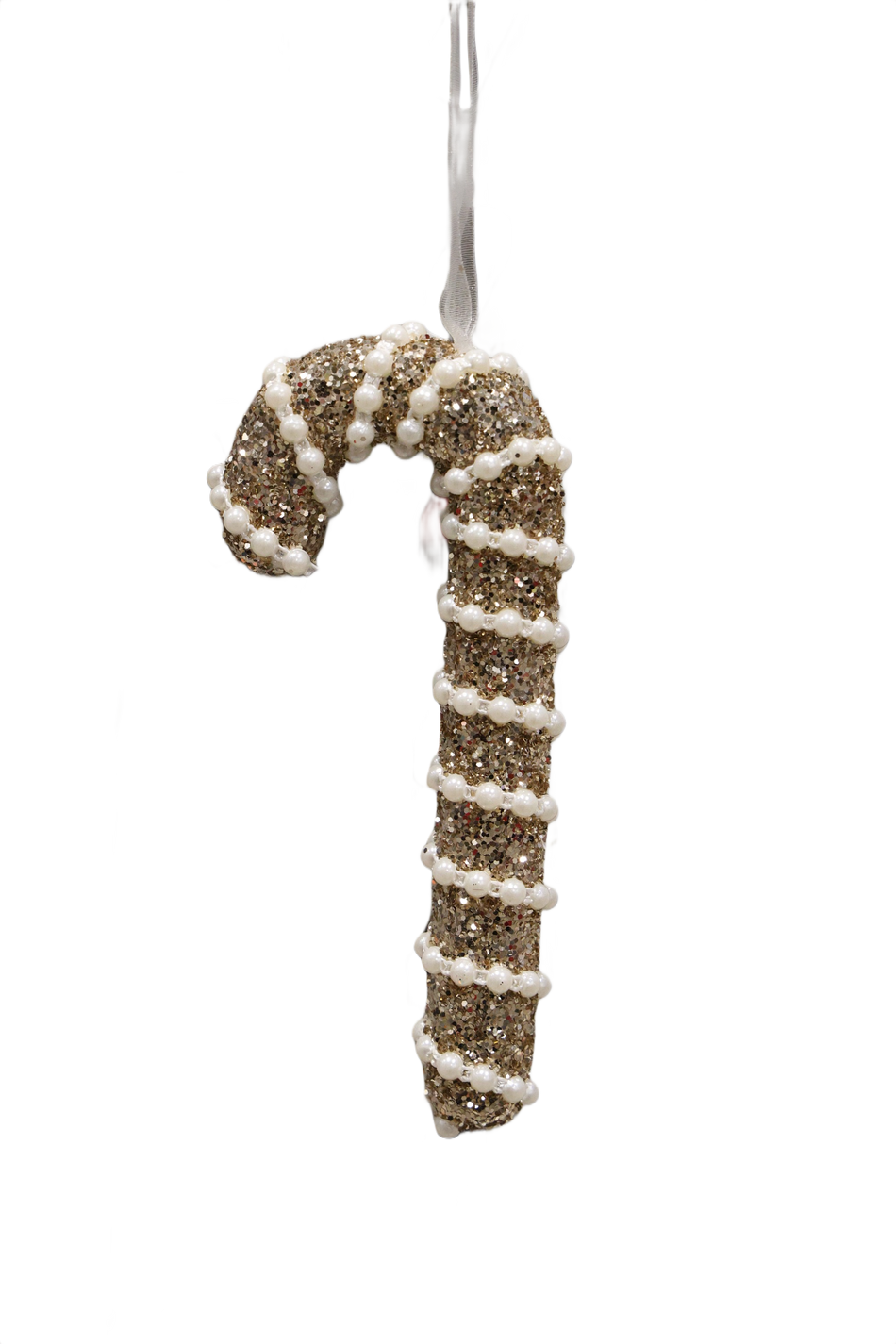 XMAS ORNAMENT BASTON CANDY CARAMEL