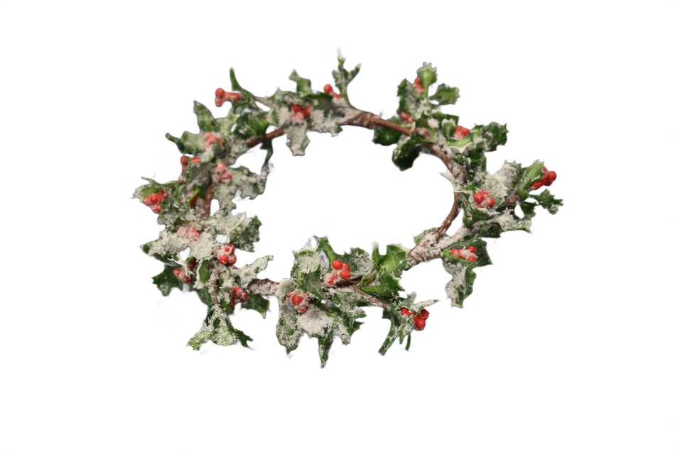 XMAS CORONITA CU ILEX INZAPEZITA