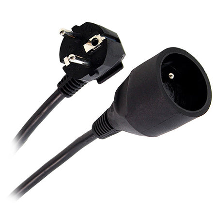 Cablu extensie cupla 20 m 3G×1.5 mm negru Plugger EU20M0EAS