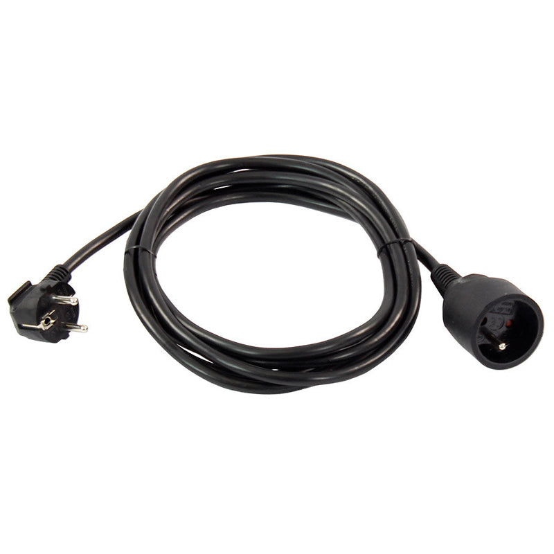 Cablu extensie cupla 20 m 3G×1.5 mm negru Plugger EU20M0EAS