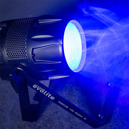 Par COB RGBW 150W, IP65, DMX, LED cu carcasă compactă Evolite EVOPARCOB150