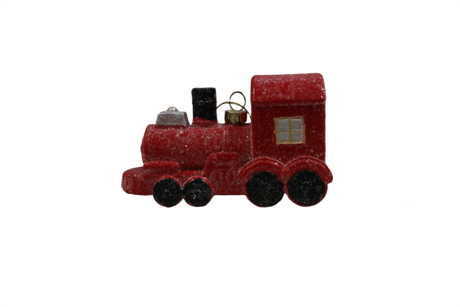 XMAS ORNAMENT BRAD LOCOMOTIVA ROSIE, PLASTIC