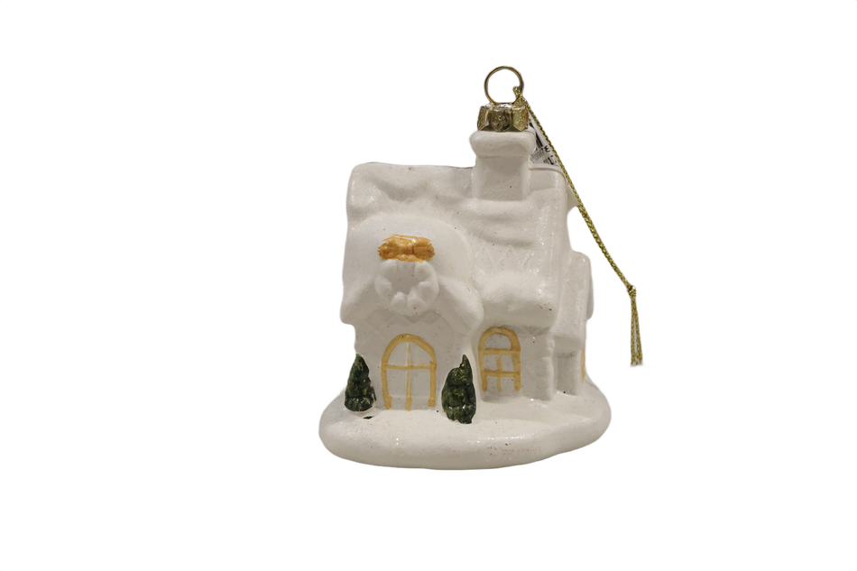 XMAS ORNAMENT BRAD CASUTA ALBA, PLATIC