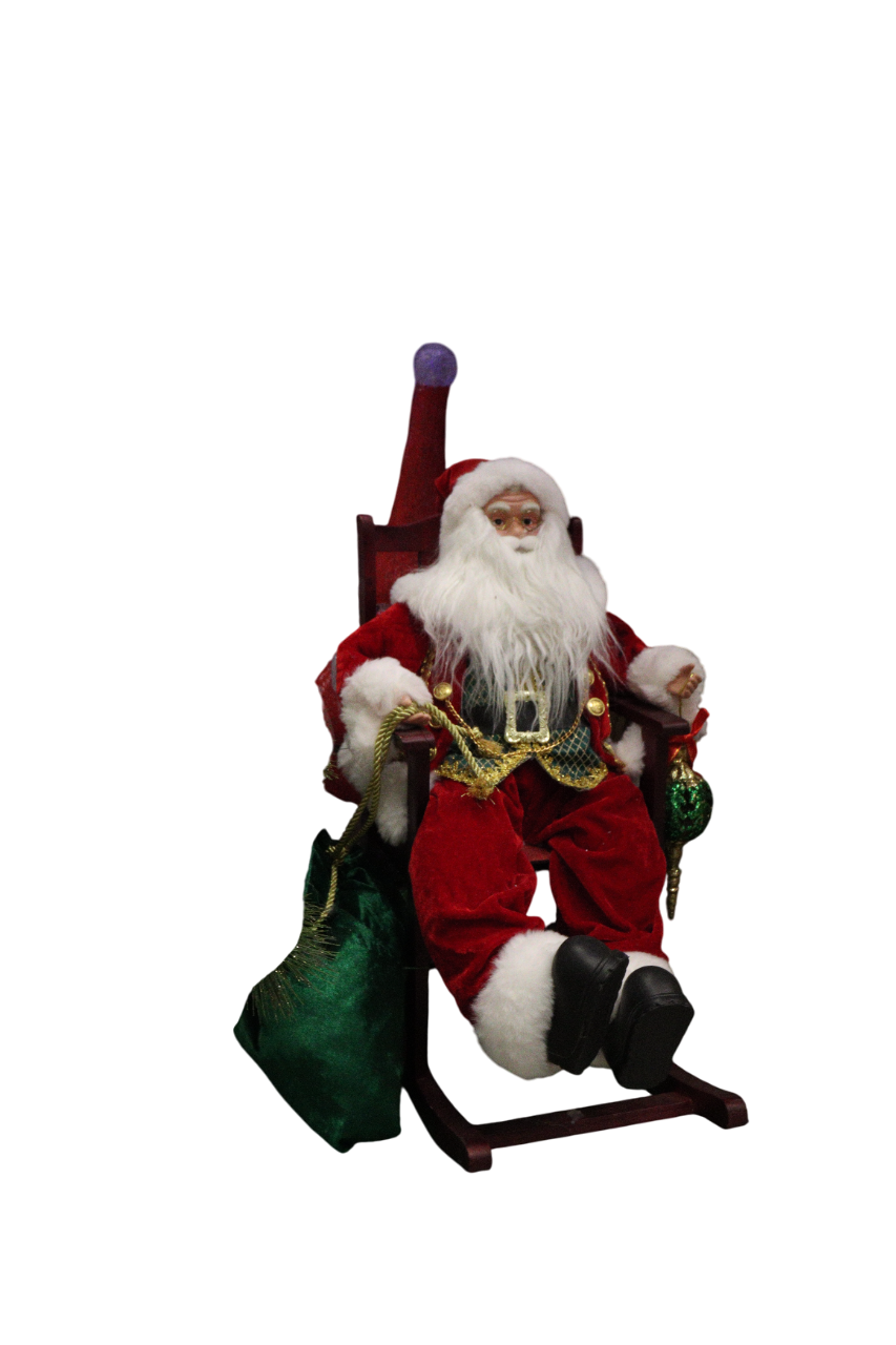 XMAS FIG MOS CRACIUN ROSU SEZAND 60 CM