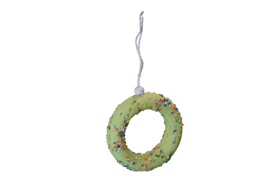XMAS ORNAMENT BRAD GOGOASA GALBENA TURTA DULCE