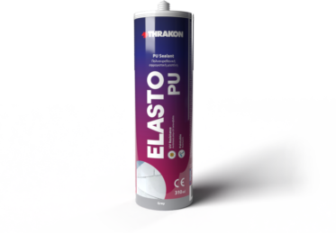 Mastic poliuretanic de etanșare Thrakon ELASTO PU, gri, 600 ml