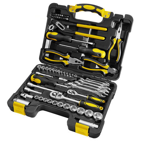 Trusă scule 65 piese multifuncțională pentru mecanici Fieldmann F-FDG5003-65R