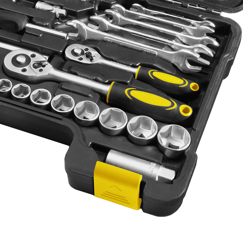 Trusă scule 65 piese multifuncțională pentru mecanici Fieldmann F-FDG5003-65R