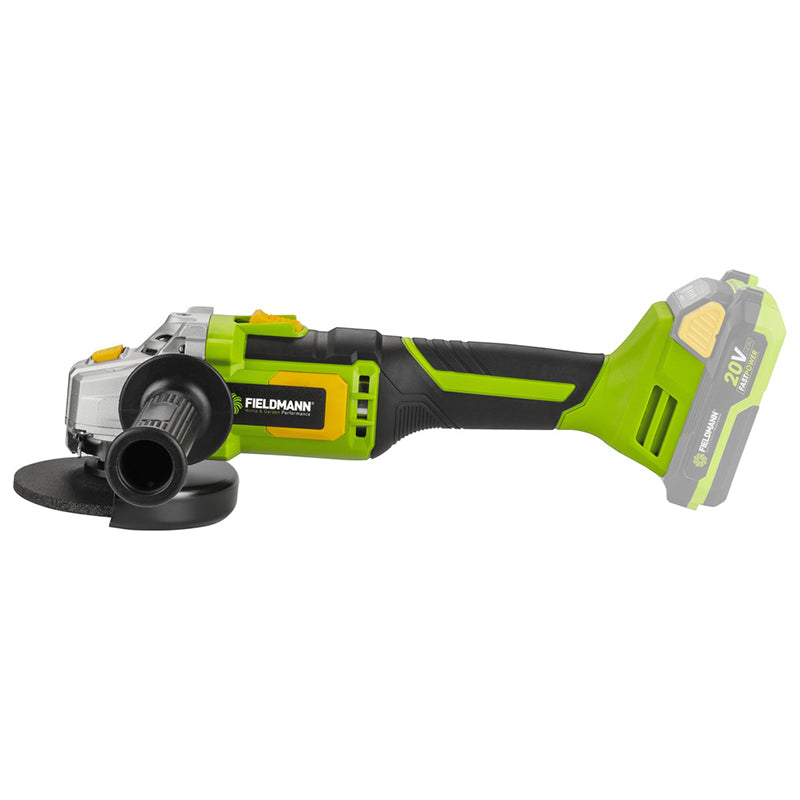 Polizor unghiular pe acumulator de 20 V cu disc de 115 mm fără acumulator și încărcător Fieldmann F-FDUB70605-0