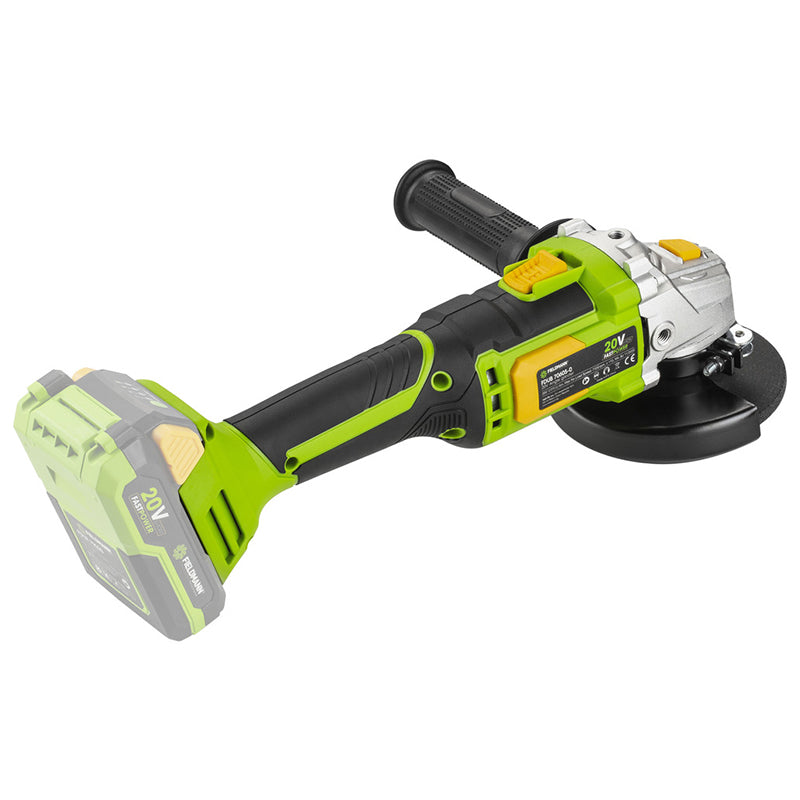 Polizor unghiular pe acumulator de 20 V cu disc de 115 mm fără acumulator și încărcător Fieldmann F-FDUB70605-0