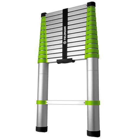 Scară telescopică aluminiu 3.8 m, max 150 kg, mâner, Fieldmann F-FZZ4005
