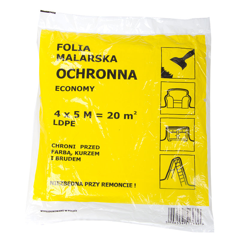 Folie protecție POLONIA pentru acoperit, 4×5 mm