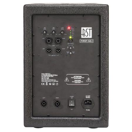Kit subwoofer 10" 400 W RMS și 2 sateliți, DSP, BST FIRST-S2.1