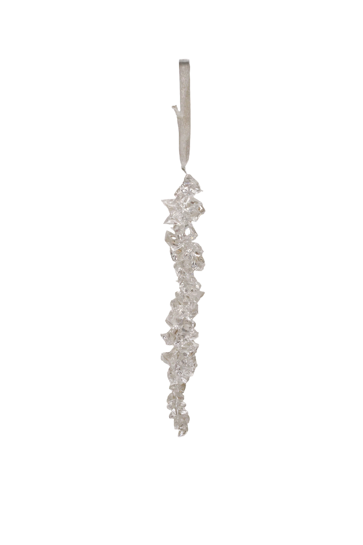 XMAS ORNAMENT TURTURE STILIZAT DIN ACRIL 16CM