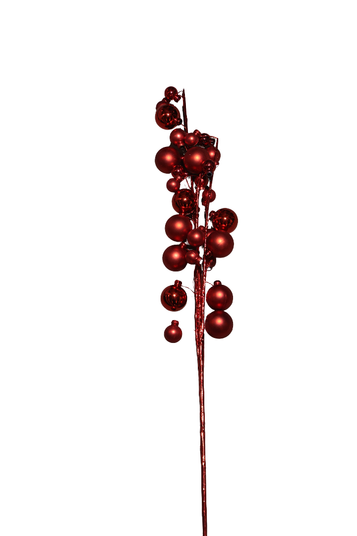 XMAS CREANGA CU BILE ROSII