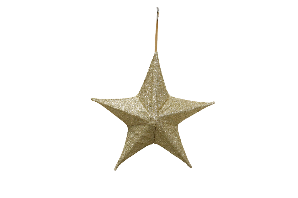 XMAS ORNAMENT DE AGATAT STEA AURIE DIN CATIFEA 35 CM